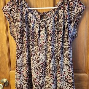 Floral Print Women's Top